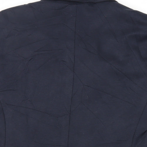ASOS Mens Blue Polyester Jacket Blazer Size 38 Regular