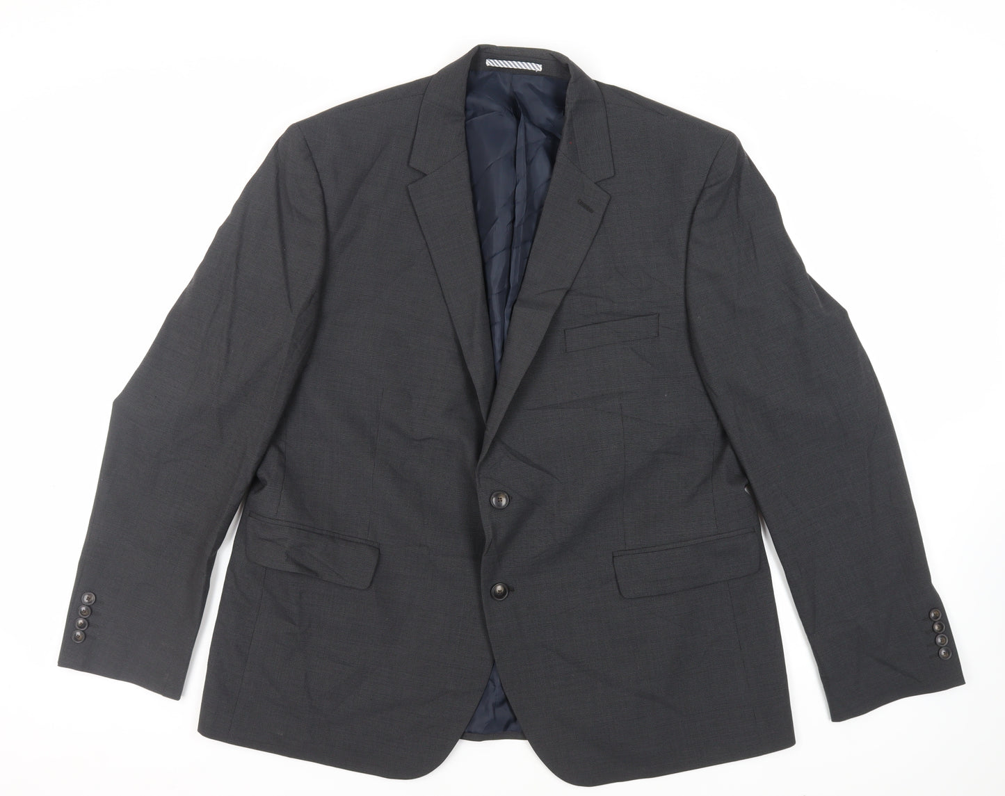 Marks and Spencer Mens Grey Wool Jacket Suit Jacket Size 46 Regular