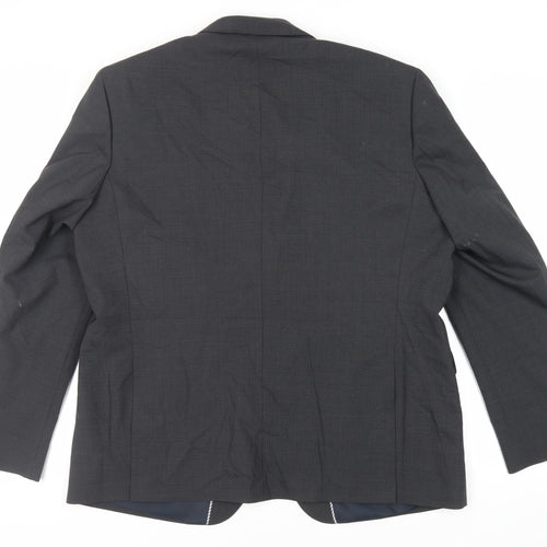 Marks and Spencer Mens Grey Wool Jacket Suit Jacket Size 46 Regular