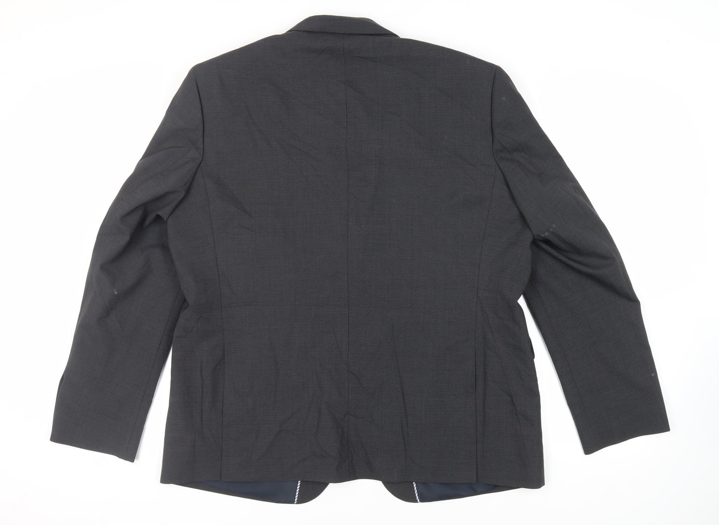 Marks and Spencer Mens Grey Wool Jacket Suit Jacket Size 46 Regular