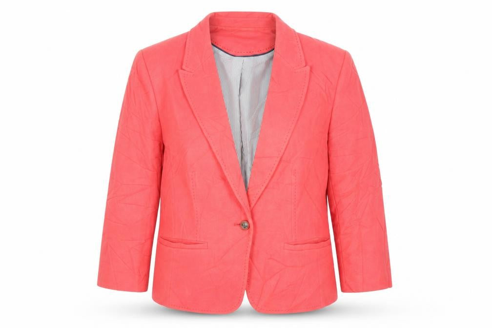 Autograph Womens Red Jacket Blazer Size 16 Button