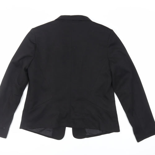 Warehouse Womens Black Jacket Blazer Size 16 - Open