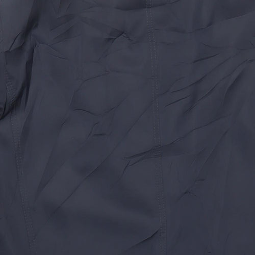 DS Classic Mens Blue Overcoat Coat Size L Button