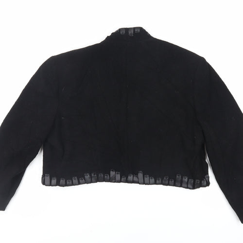 Alex&Co Womens Black Jacket Size 12 - Open