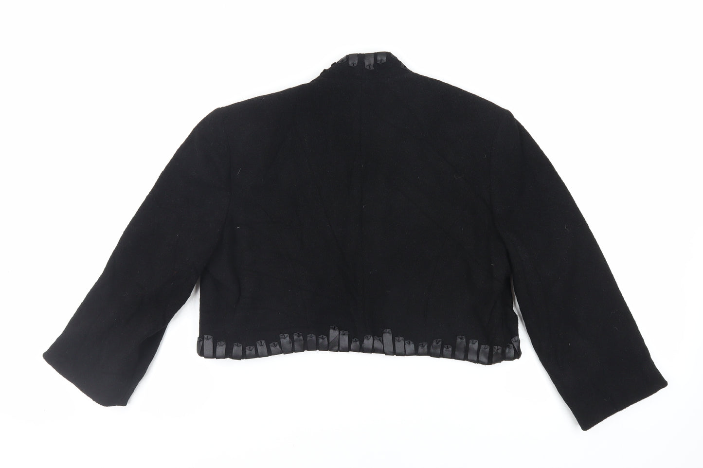 Alex&Co Womens Black Jacket Size 12 - Open