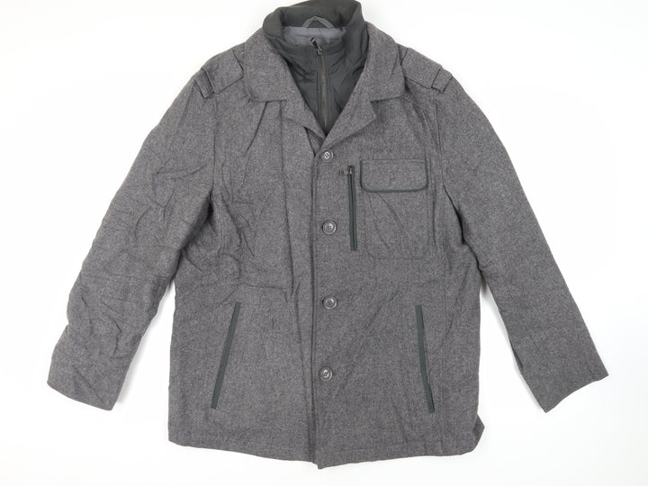 Autograph Mens Grey Jacket Size L Zip