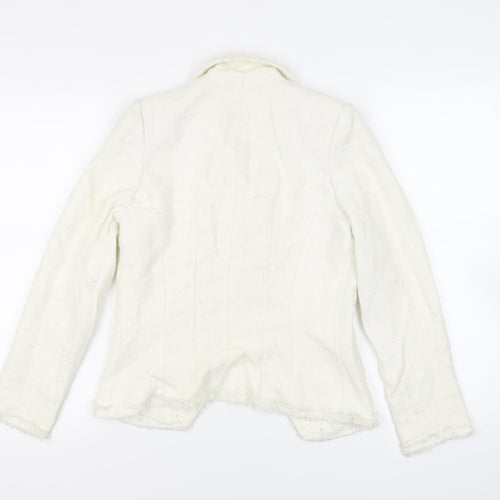 David Charles Girls Ivory Jacket Blazer Size 16 Years - Open