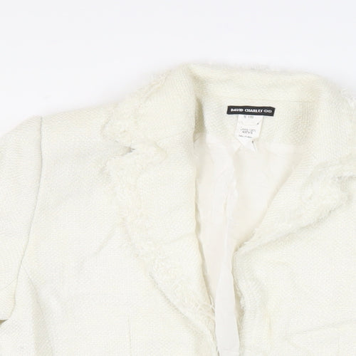 David Charles Girls Ivory Jacket Blazer Size 16 Years - Open