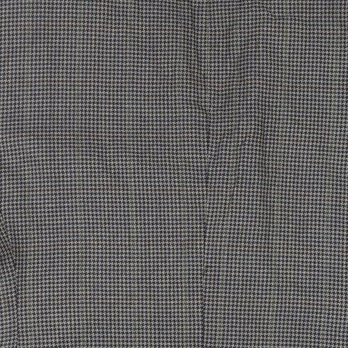 Jos. A. Bank Mens Grey Geometric Wool Jacket Blazer Size 42 Regular