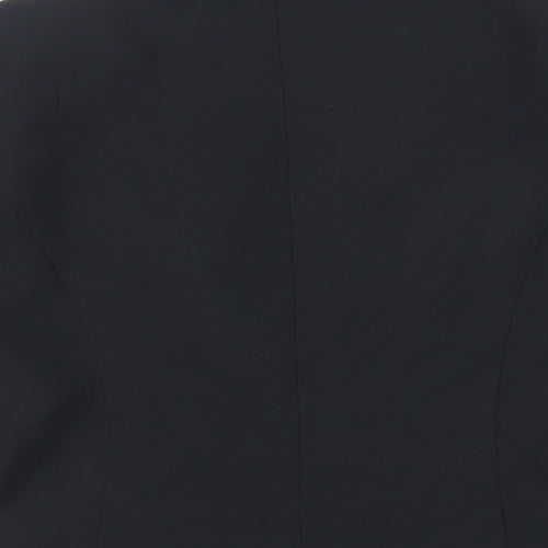 BHS Womens Black Jacket Blazer Size 12 Button