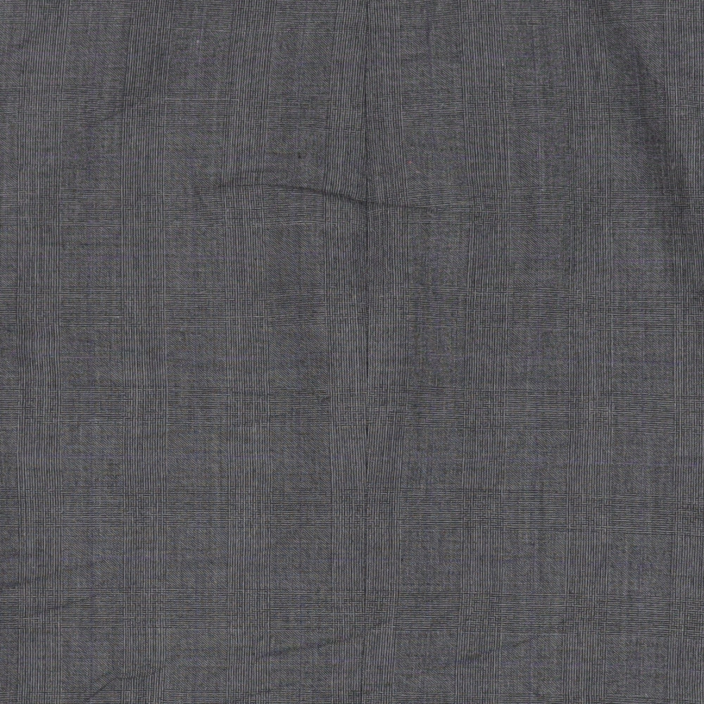 Marks and Spencer Mens Grey Plaid Wool Jacket Suit Jacket Size 38 Regular