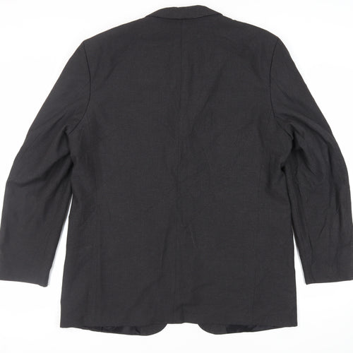 Copperstone Mens Grey Polyester Jacket Suit Jacket Size 46 Regular