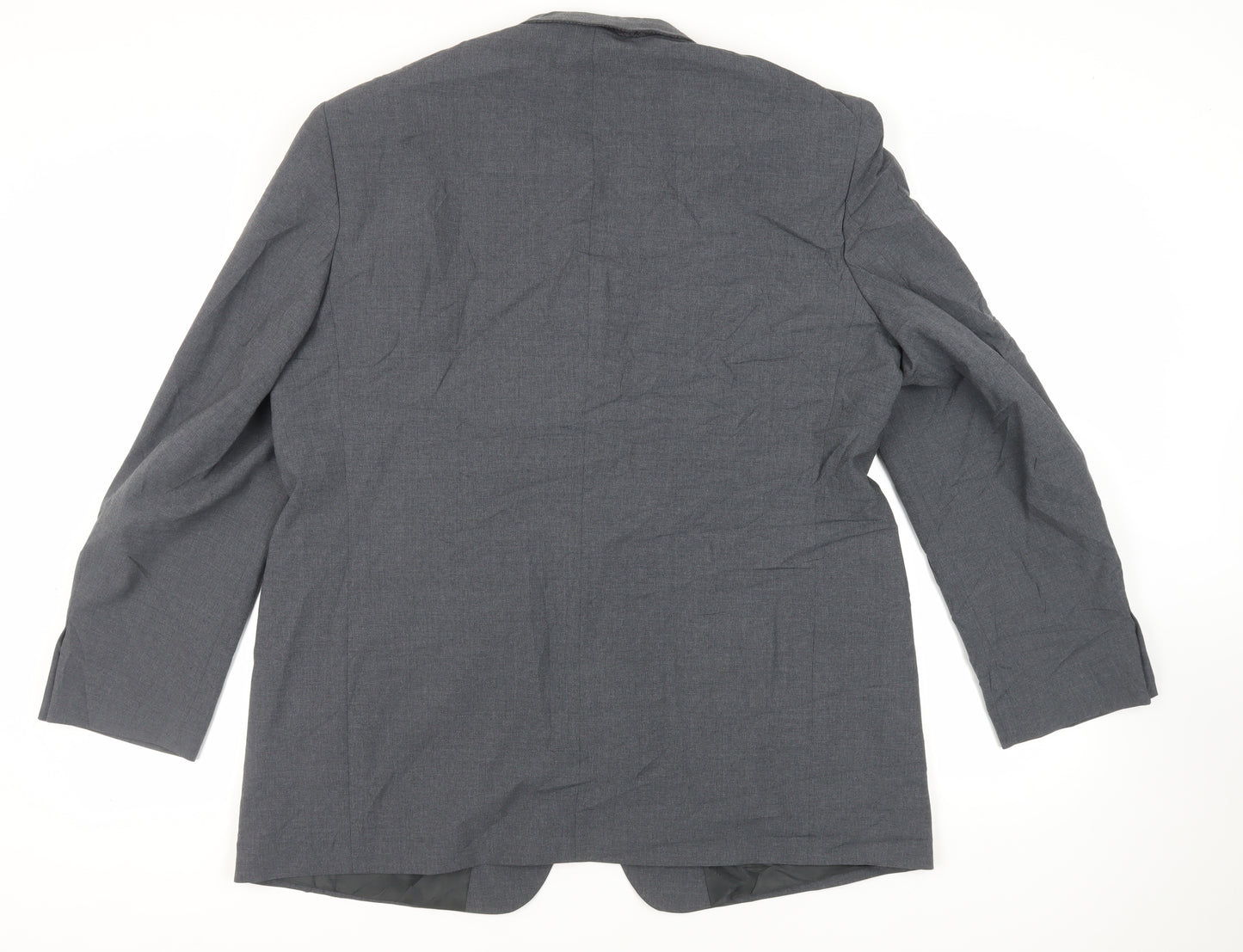 Marks and Spencer Mens Grey Polyester Jacket Blazer Size 46 Regular
