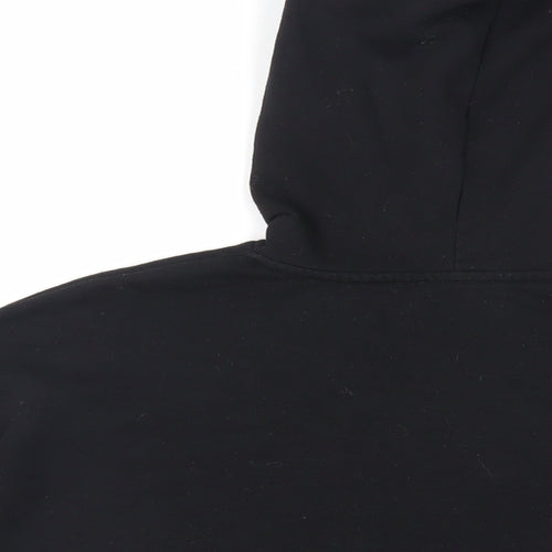 New Look Girls Black Cotton Pullover Hoodie Size 10-11 Years Pullover - Chicago