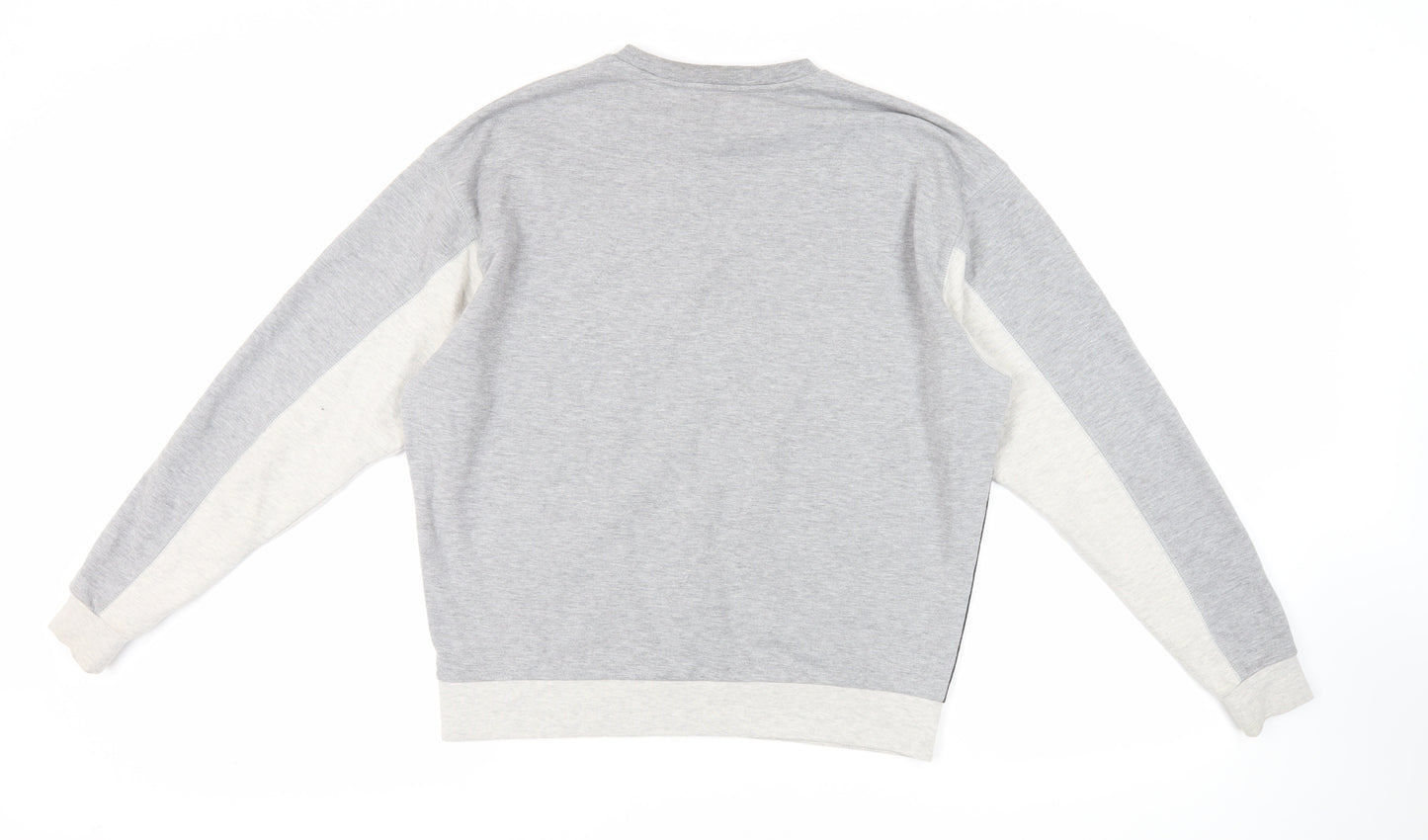 ASOS Mens Grey Cotton Pullover Sweatshirt Size M