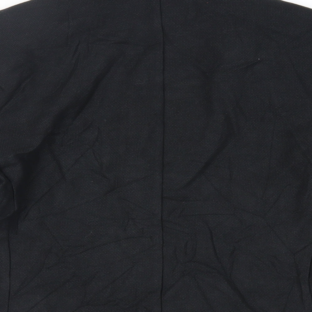 Lauren Ralph Lauren Womens Blue Jacket Blazer Size S Button - Embroidered