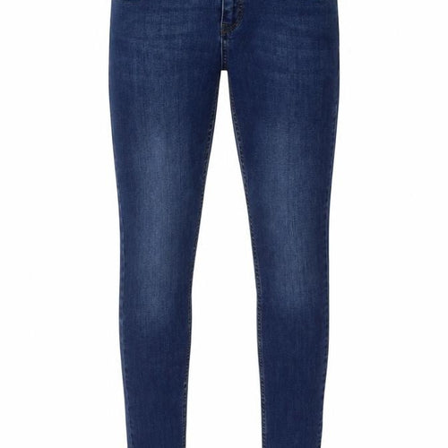 Hera Mens Blue Cotton Skinny Jeans Size 32 in L31 in Regular Button