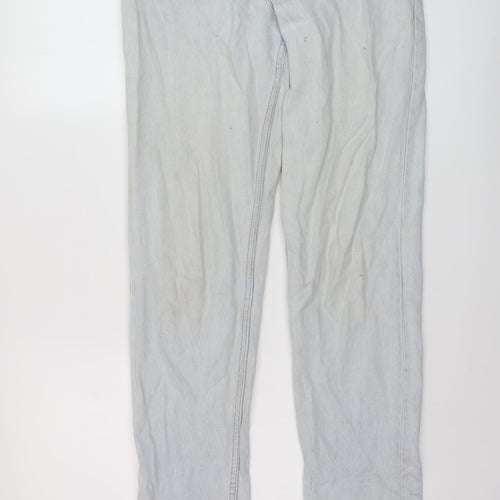 Levi's Womens Blue Cotton Mom Jeans Size 28 in L32 in Regular Button