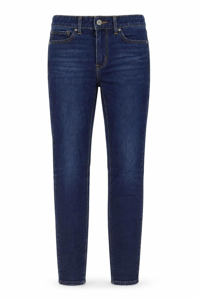 Levi's Womens Blue Cotton Skinny Jeans Size 27 in L29 in Regular Button