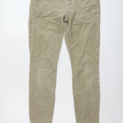 Gap Womens Beige Cotton Trousers Size 29 in L27 in Regular Button