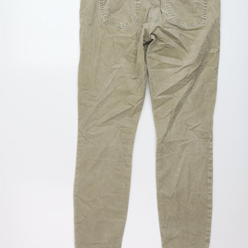 Gap Womens Beige Cotton Trousers Size 29 in L27 in Regular Button