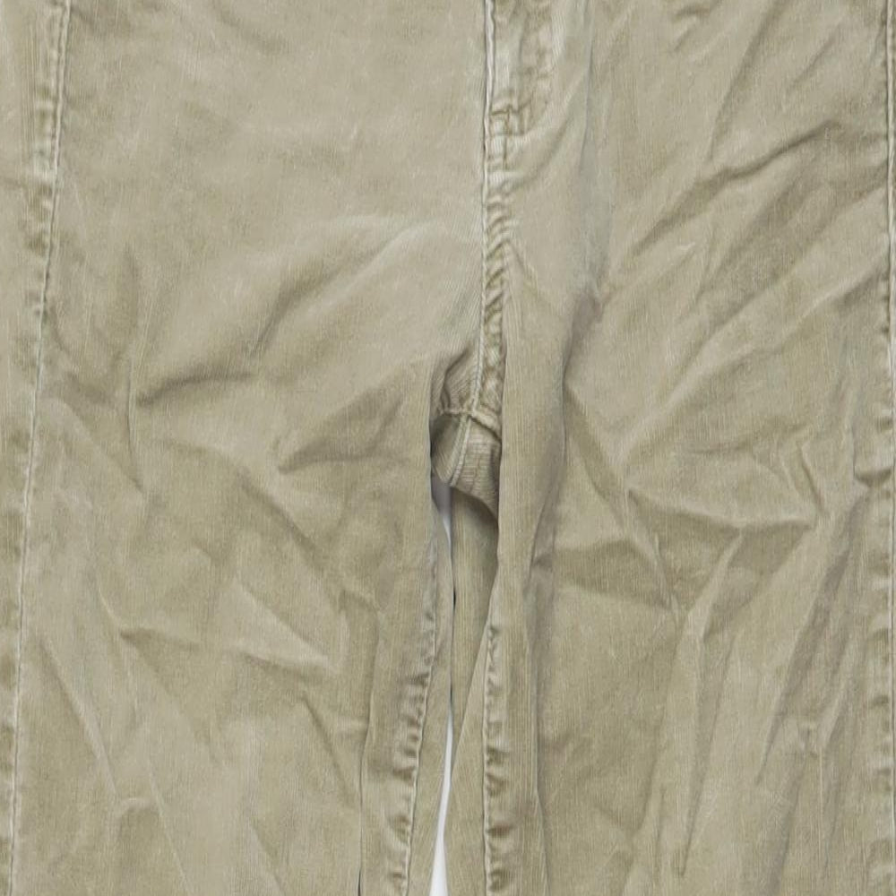 Gap Womens Beige Cotton Trousers Size 29 in L27 in Regular Button