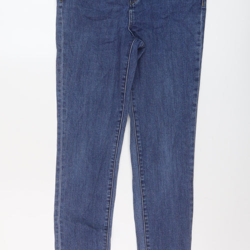 Treasure Bond Womens Blue Cotton Skinny Jeans Size 30 in L30 in Regular Button