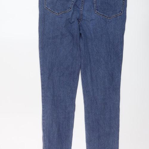 Treasure Bond Womens Blue Cotton Skinny Jeans Size 30 in L30 in Regular Button
