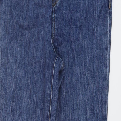Treasure Bond Womens Blue Cotton Skinny Jeans Size 30 in L30 in Regular Button
