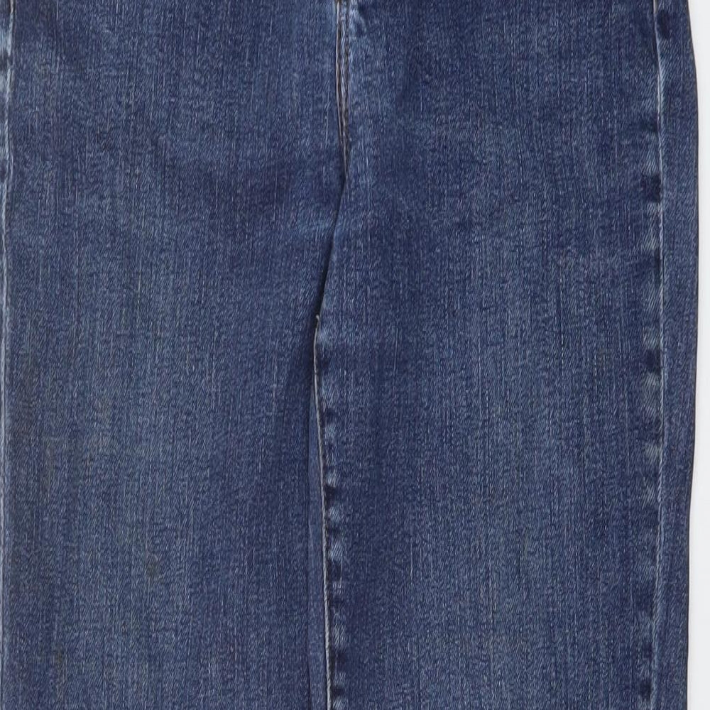 Lauren Ralph Lauren Womens Blue Cotton Bootcut Jeans Size 4 L29 in Regular Button