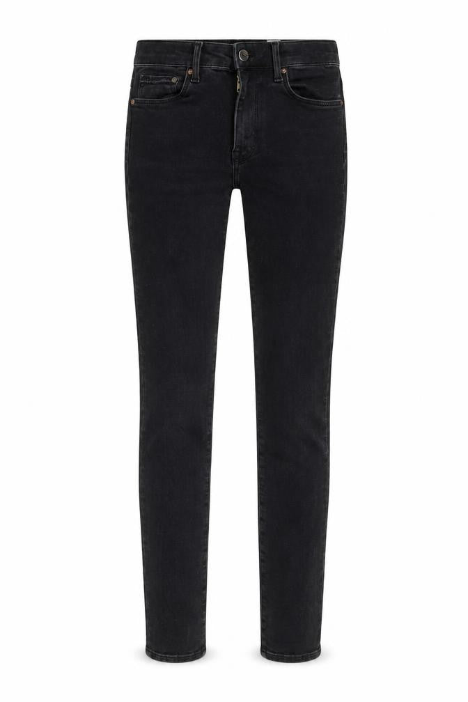 H&M Womens Grey Cotton Skinny Jeans Size 8 L30 in Regular Button