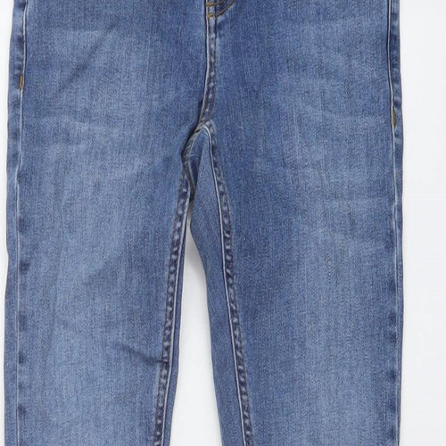 ASOS Womens Blue Cotton Skinny Jeans Size 25 in L25 in Regular Button