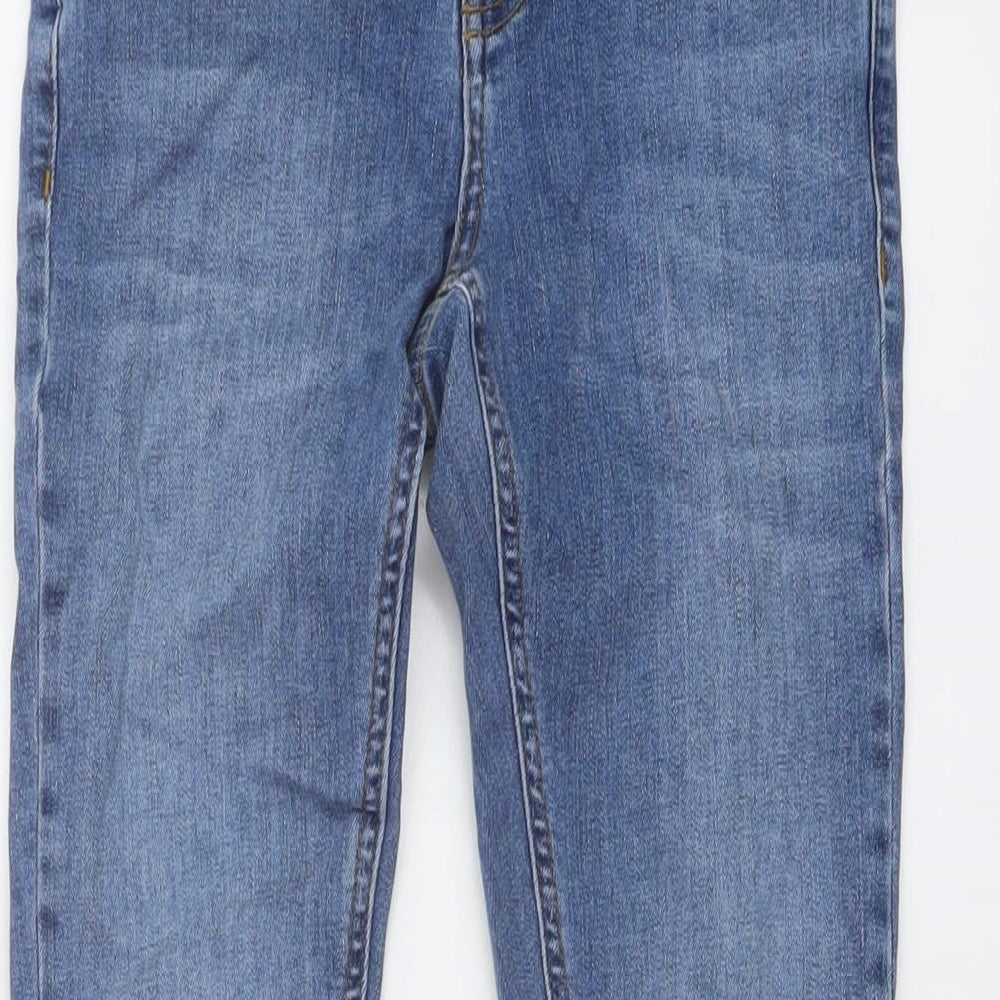 ASOS Womens Blue Cotton Skinny Jeans Size 25 in L25 in Regular Button