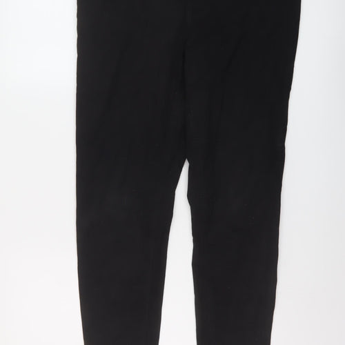 Marks and Spencer Womens Black Cotton Jegging Jeans Size 18 L29 in Regular