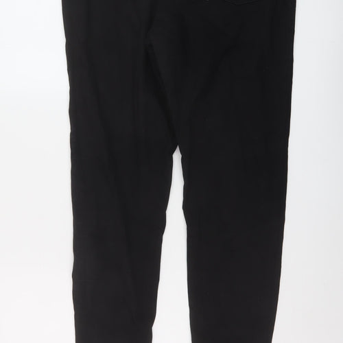 Marks and Spencer Womens Black Cotton Jegging Jeans Size 18 L29 in Regular