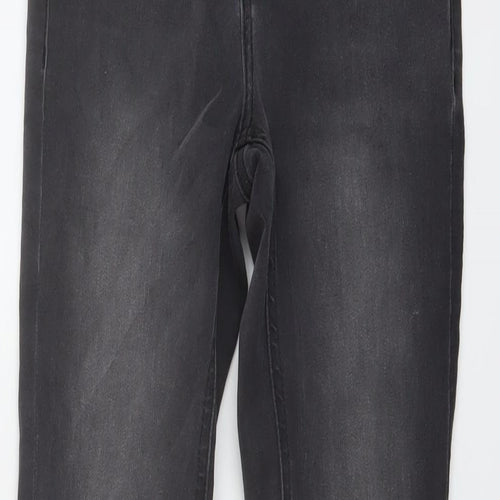 Jack Wills Womens Grey Cotton Skinny Jeans Size 25 in L26 in Regular Button