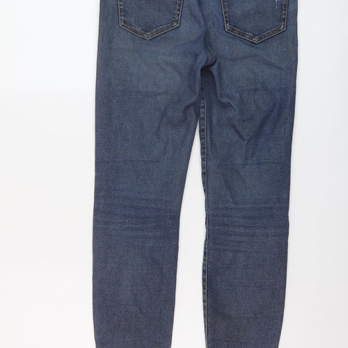 & Other Stories Womens Blue Cotton Skinny Jeans Size 26 in L27 in Regular Button