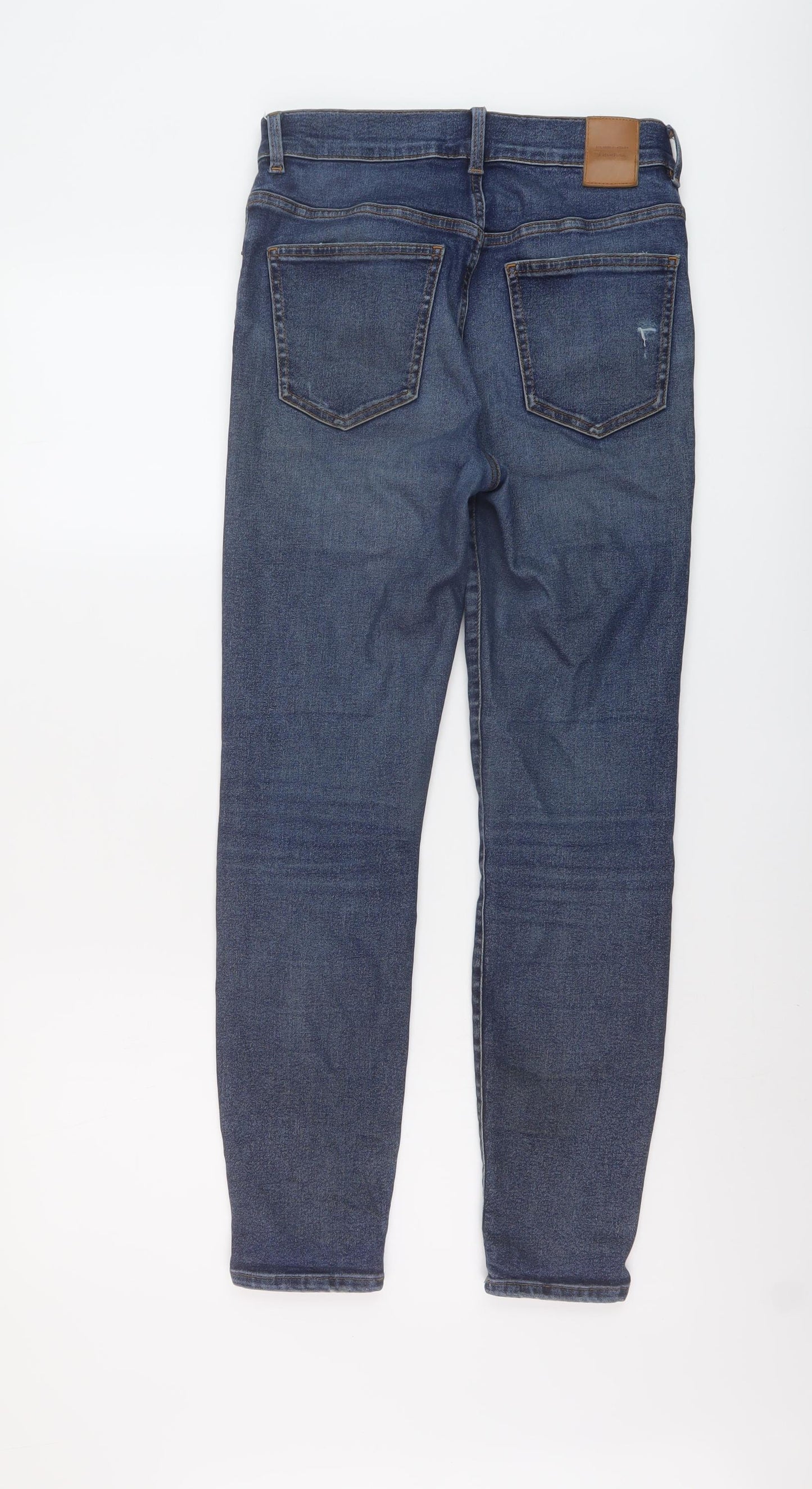 & Other Stories Womens Blue Cotton Skinny Jeans Size 26 in L27 in Regular Button