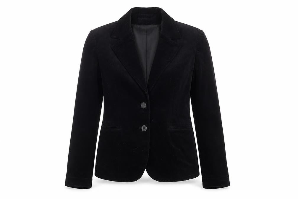 H&M Womens Black Jacket Size 6 Button
