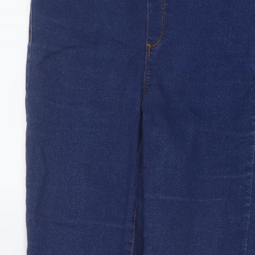 Denim & Co. Womens Blue Cotton Skinny Jeans Size 10 L28 in Regular