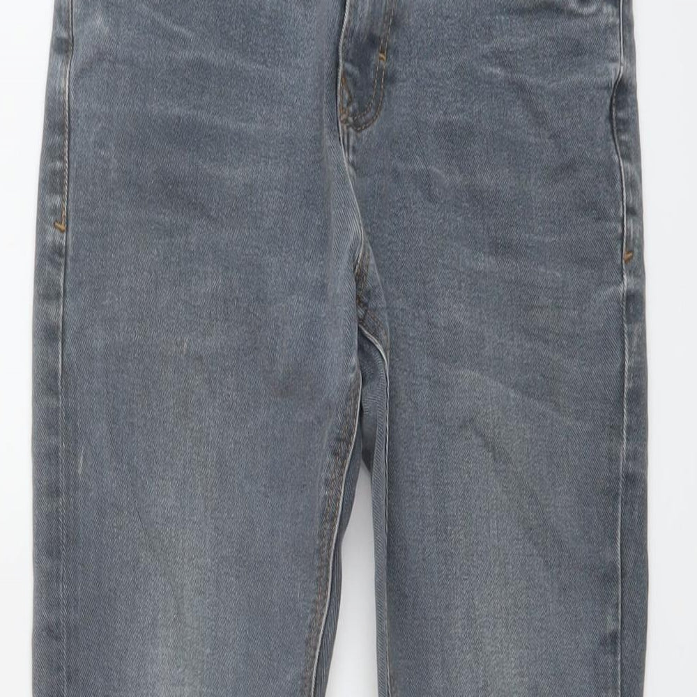 NEXT Boys Blue Cotton Skinny Jeans Size 10 Years Regular Button - Vintage