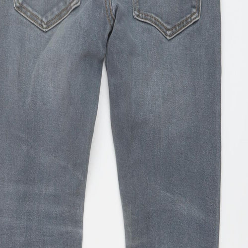NEXT Boys Blue Cotton Skinny Jeans Size 10 Years Regular Button - Vintage