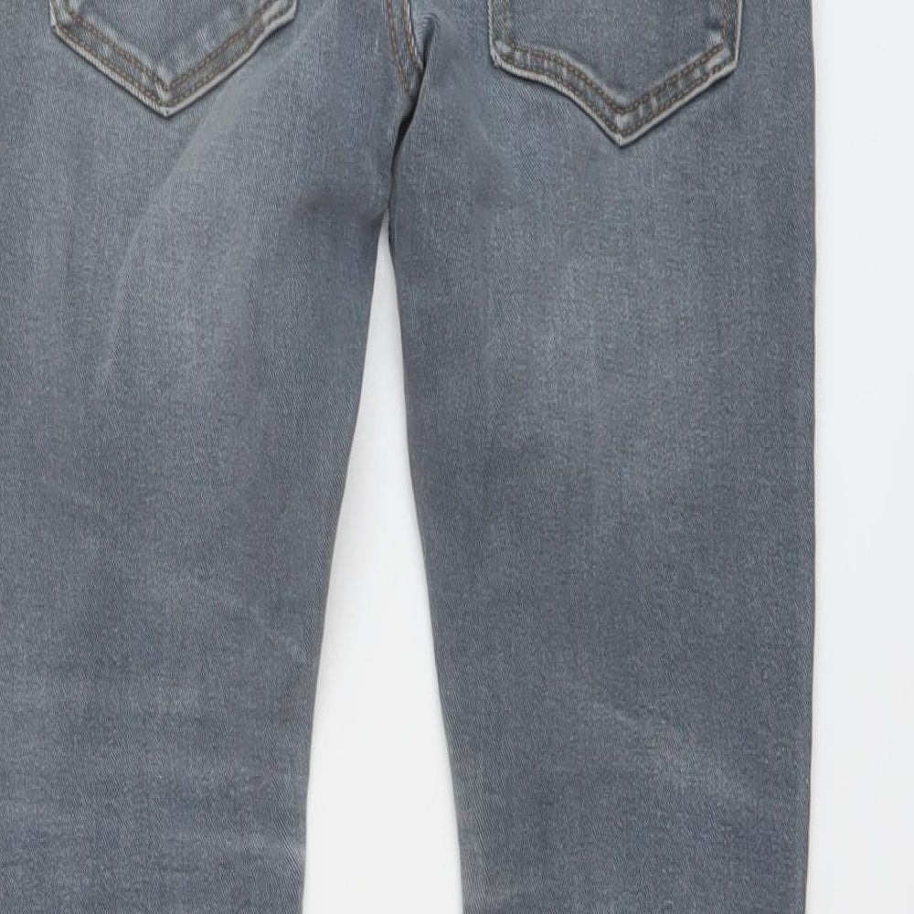 NEXT Boys Blue Cotton Skinny Jeans Size 10 Years Regular Button - Vintage