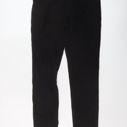 H&M Mens Black Cotton Skinny Jeans Size 30 in L32 in Regular Button
