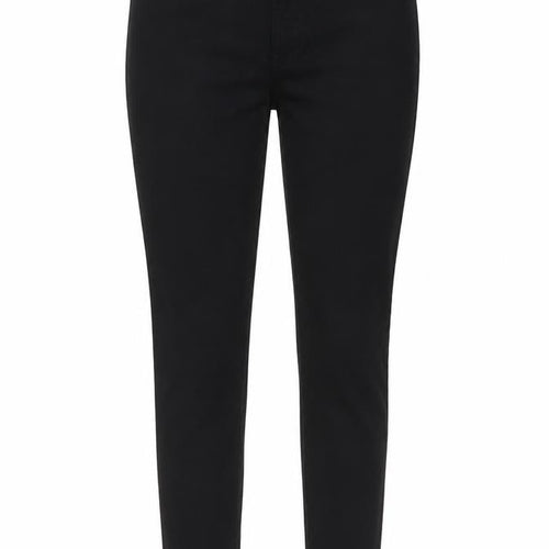 NEXT Womens Black Cotton Skinny Jeans Size 10 L27 in Regular Button