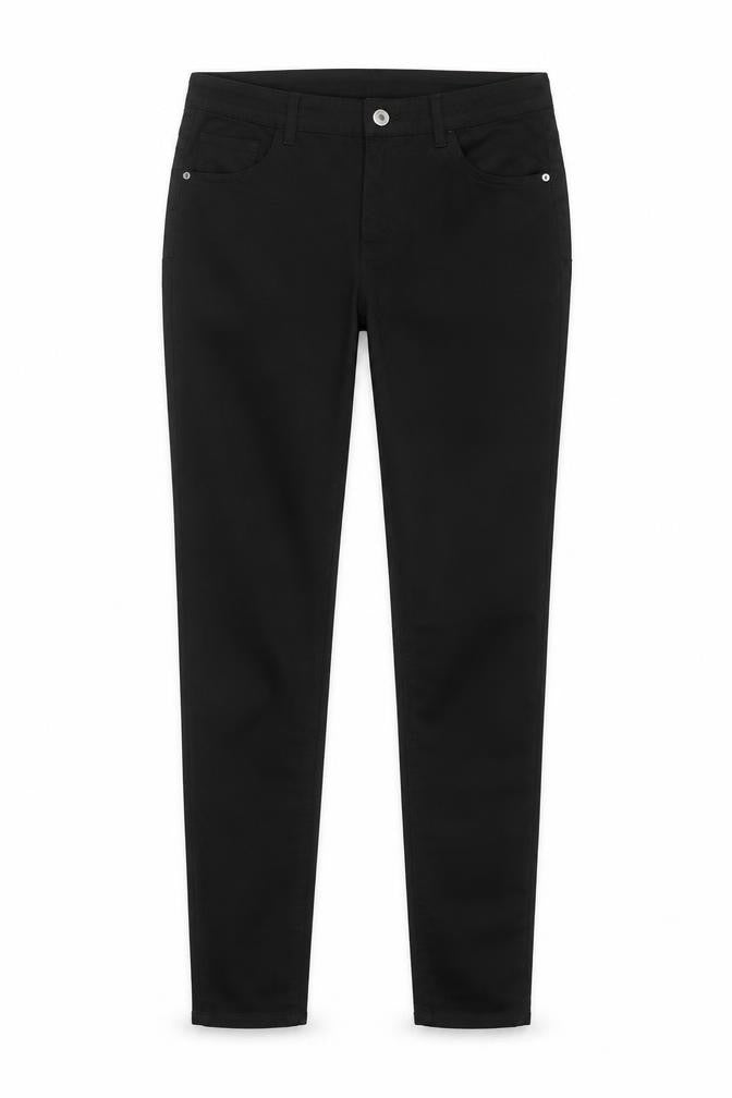 Calliope Womens Black Cotton Skinny Jeans Size M L29 in Regular Button