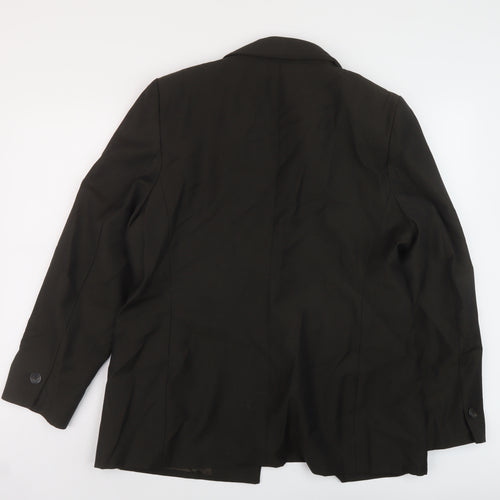 Marks and Spencer Womens Green Jacket Size 18 Button