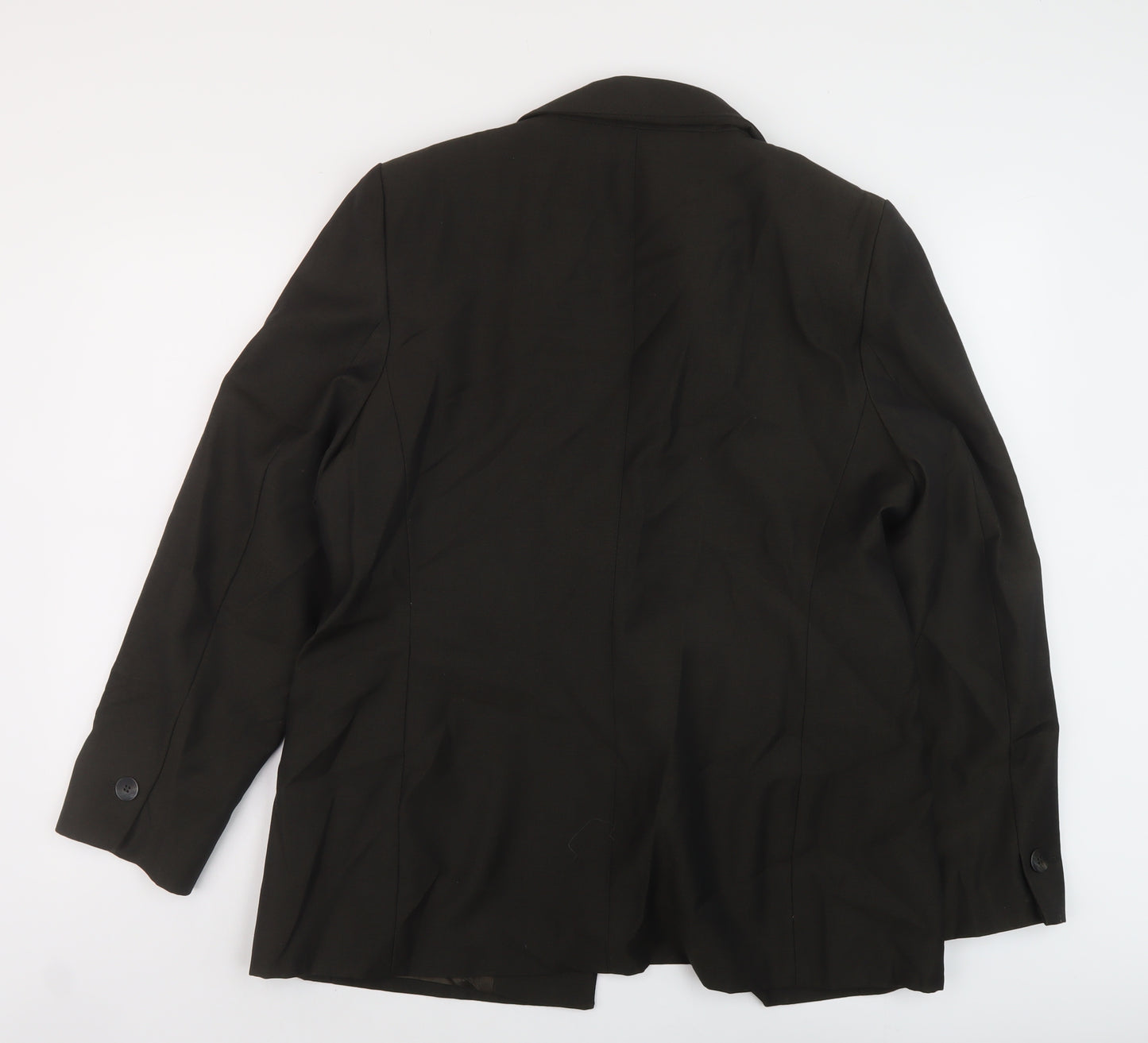 Marks and Spencer Womens Green Jacket Size 18 Button