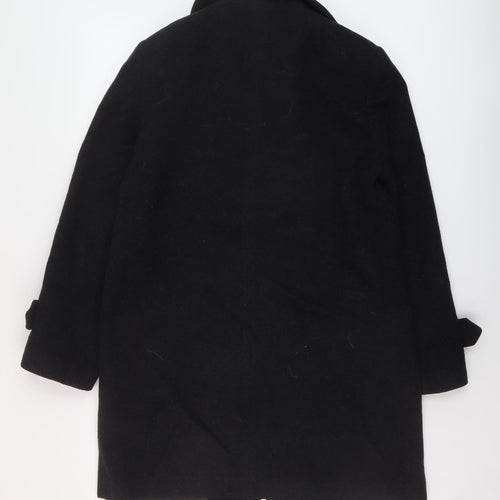 Holmewood Womens Grey Overcoat Coat Size 10 Button