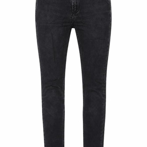 Topshop Womens Black Cotton Skinny Jeans Size 26 in L34 in Regular Zip